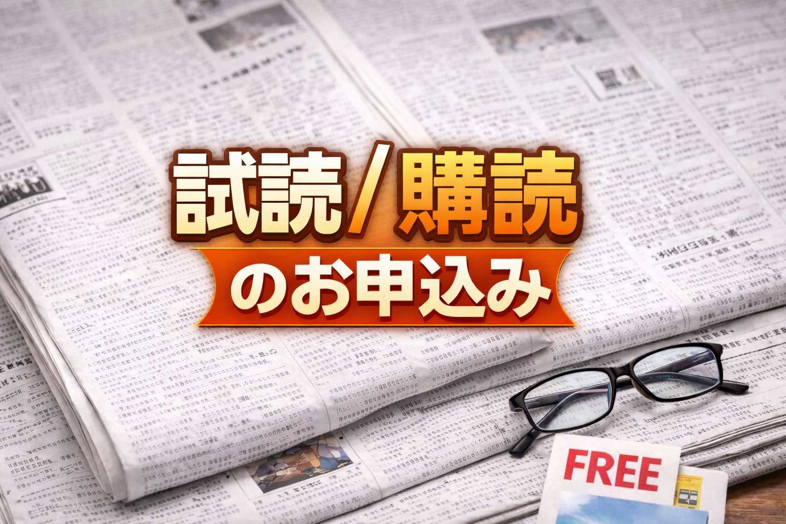 試読・購読 お申込み