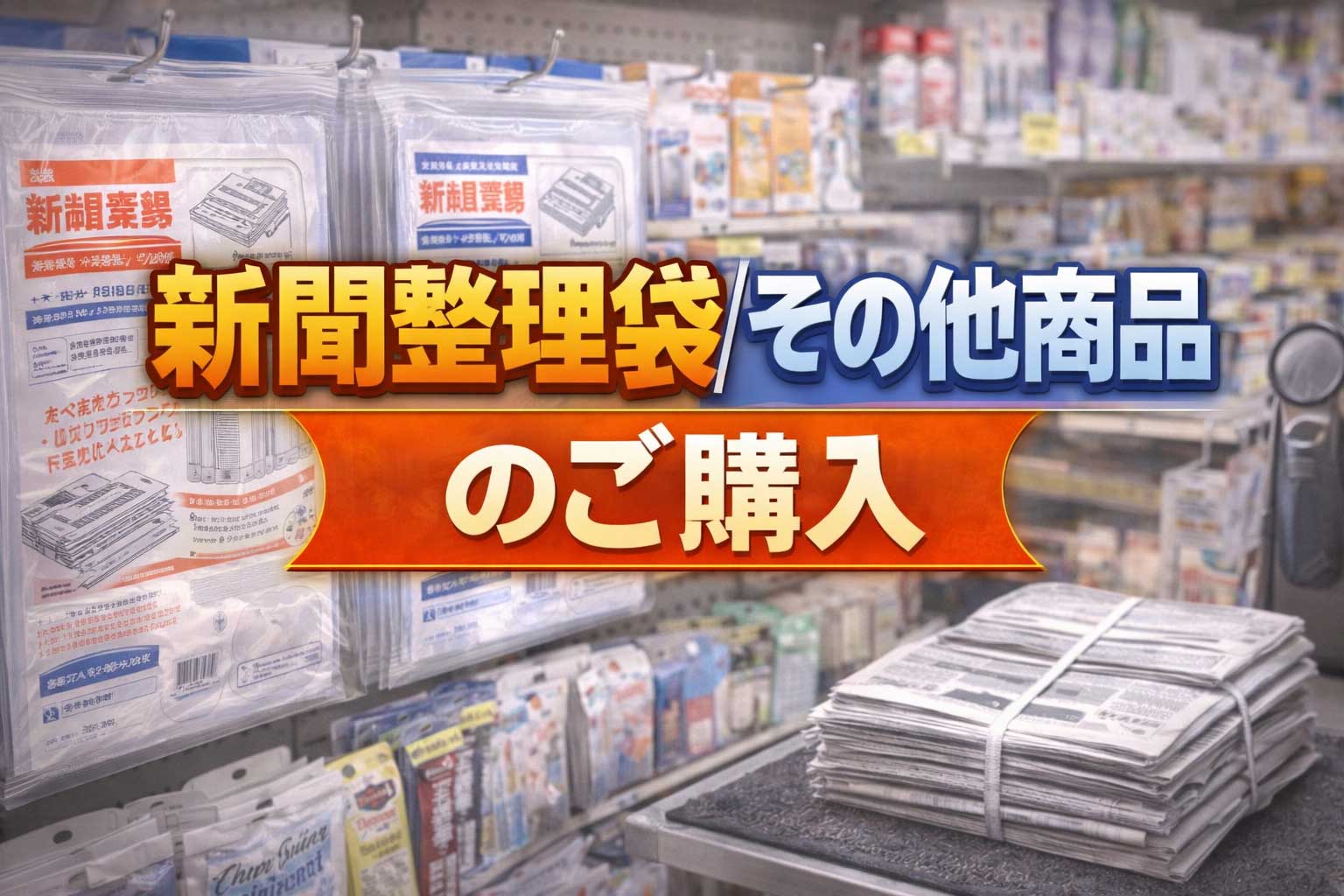 新聞整理袋のご購入